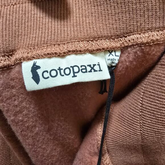 NWT Cotopaxi women's Sweatpant XL in Earthen orange drawstring zip pockets - Picture 8 of 9